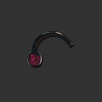 Bioflex Jewelled Nosestud Black / FU