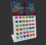 Splatter Color Fake Plug Display