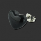 SUPERNOVA CONCEPT Absolute Black Heart Earstud